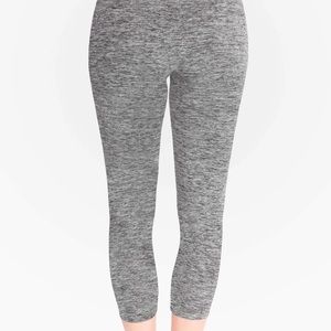 Belly Bandit Mother Tucker grey cropped leggings postpartum compression